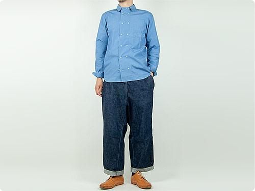 TATAMIZE DOUBLE BRESTED SHIRTS BEIGE