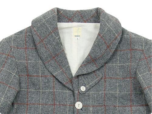 TATAMIZE SHAWL COLLAR JACKET GRAY TATTERSALL TA14-02-011