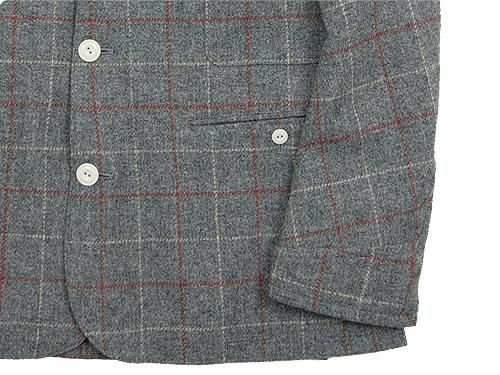 TATAMIZE SHAWL COLLAR JACKET GRAY TATTERSALL TA14-02-011