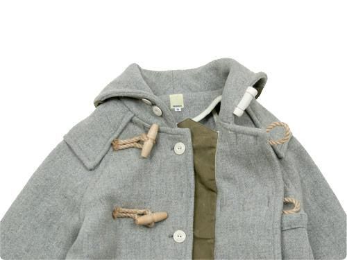 TATAMIZE DUFFLE COAT LIGHT GRAYTA14-02-014