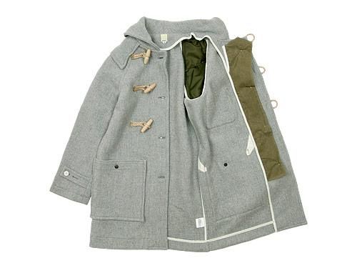 TATAMIZE DUFFLE COAT LIGHT GRAYTA14-02-014