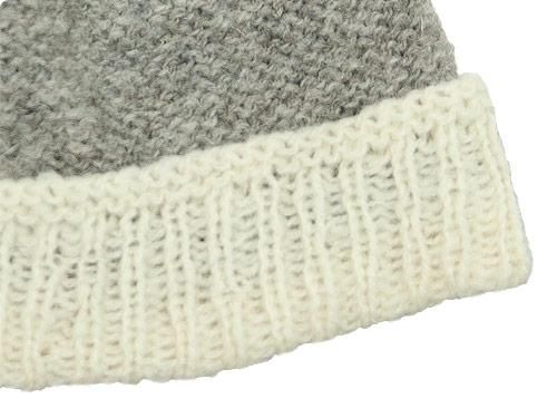 TATAMIZE HAND MADE KNIT CAP GRAY