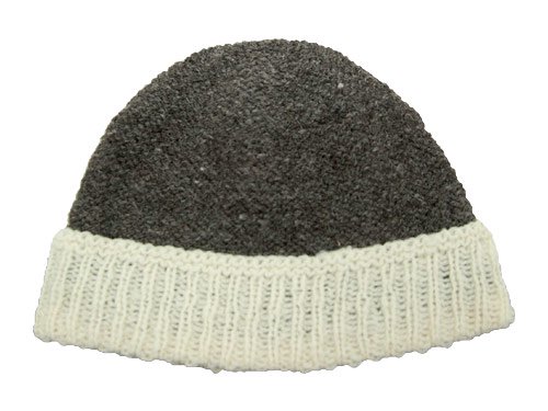 TATAMIZE HAND MADE KNIT CAP BROWN