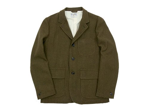 ENDS and MEANS Grandpa Wool Jacket OLIVE