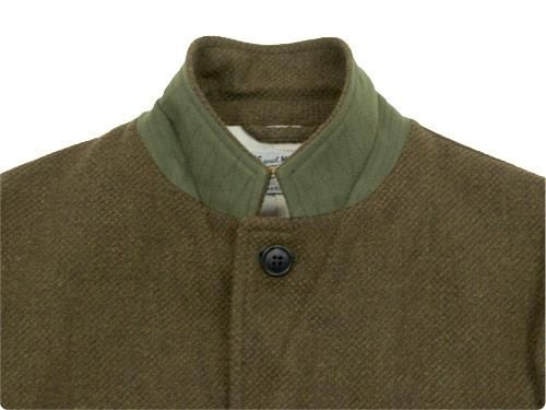 ENDS and MEANS Grandpa Wool Jacket OLIVE