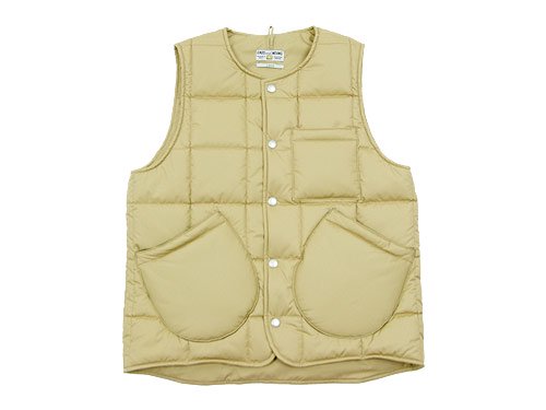 ENDS and MEANS Quilting Vest BEIGE