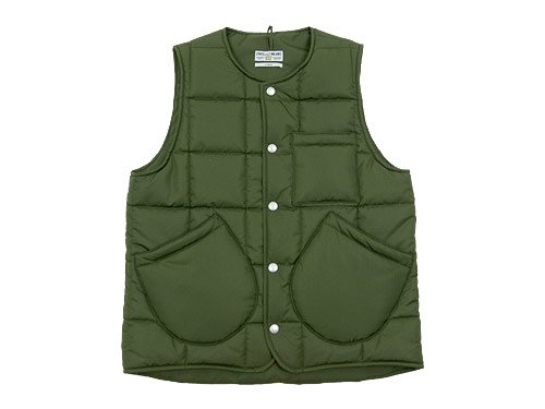 ENDS and MEANS Quilting Vest OLIVE