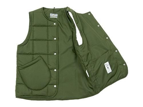 ENDS and MEANS Quilting Vest OLIVE