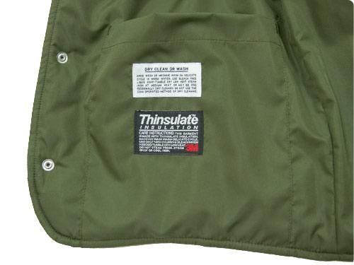 ENDS and MEANS Quilting Vest OLIVE