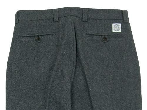 ENDS and MEANS Grandpa Wool Trousers GRAY
