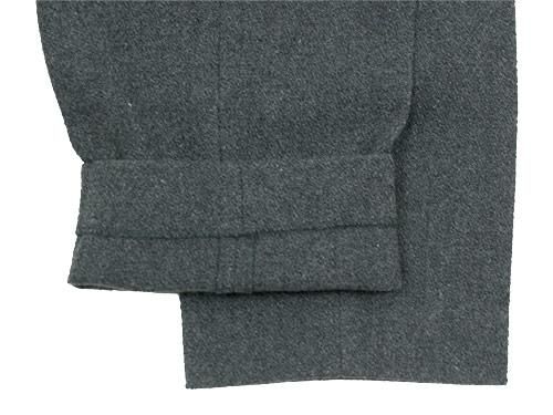 ENDS and MEANS Grandpa Wool Trousers GRAY