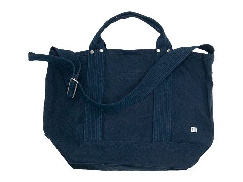 ENDS and MEANS 2way tote bag NAVY
