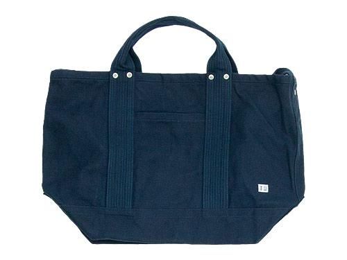 ENDS and MEANS 2way tote bag NAVY