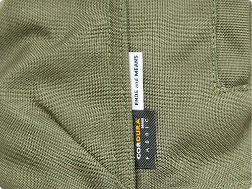 ENDS and MEANS Refugee Duffle Bag RANGER GREEN