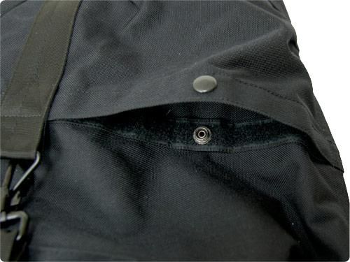 ENDS and MEANS Refugee Duffle Bag BLACK