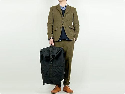 ENDS and MEANS Refugee Duffle Bag BLACK
