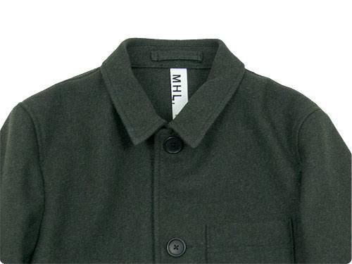 ジャケット・アウター MHL BASIC WOOL MELTON COAT (KHAKI) MHL. BASIC MELTON JACKET 180KHAKI〔メンズ〕 MHL.通販・取扱い