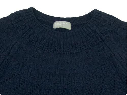MARGARET HOWELL TEXTUERD MERINO JUMPER KNIT 121NAVY ̥ǥ
