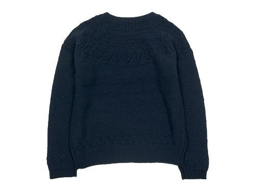 MARGARET HOWELL TEXTUERD MERINO JUMPER KNIT 121NAVY ̥ǥ