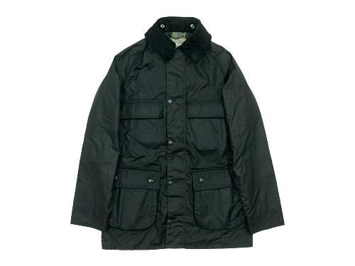 MARGARET HOWELL OILED POPLIN JACKET 010BLACK〔メンズ〕