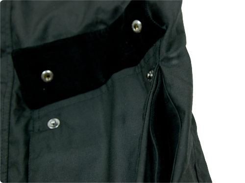 MARGARET HOWELL OILED POPLIN JACKET 010BLACK̥󥺡