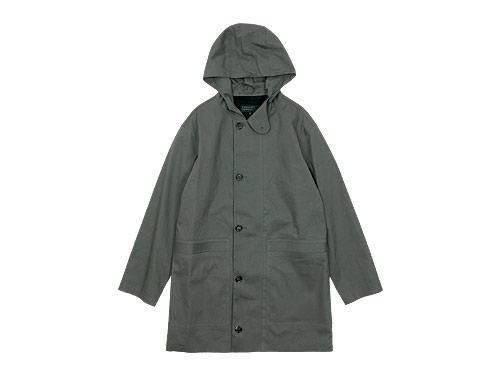 MARGARET HOWELL PROOFED COTTON COAT 020GRAY〔メンズ〕