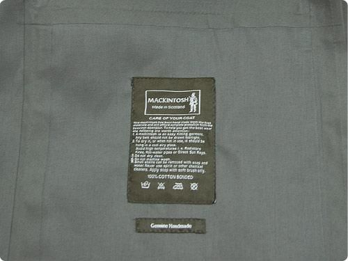 MARGARET HOWELL PROOFED COTTON COAT 020GRAY̥󥺡