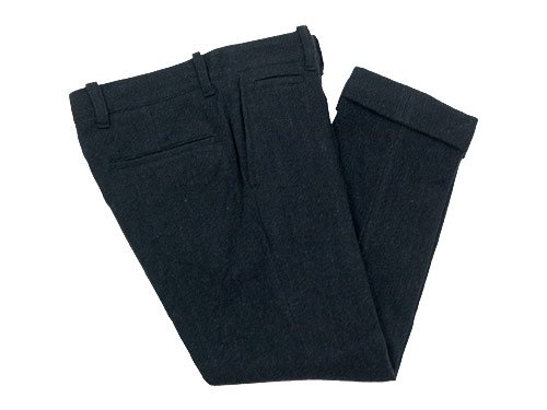 TOUJOURS Double Cuffs Narrow Cropped Pants NAVY