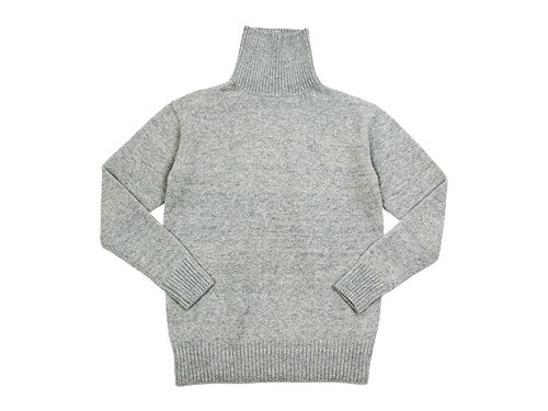 TOUJOURS Turtle-Neck Pullover GRAY
