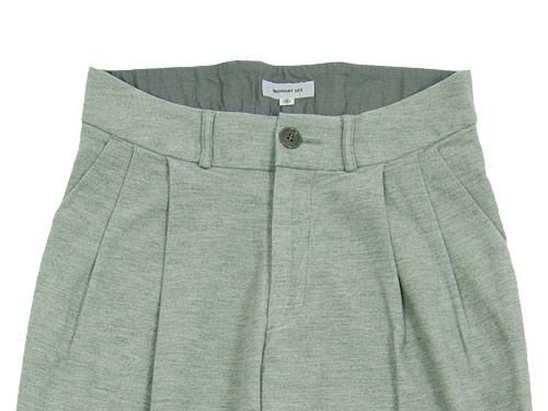 ordinary fits TUCK PANTS LIGHT GRAY