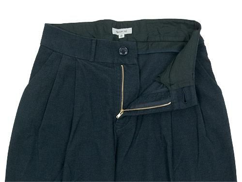 ordinary fits TUCK PANTS NAVY