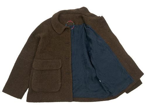 Atelier d'antan Clouetʥ롼 Wool & Alpaca Jacket BROWN