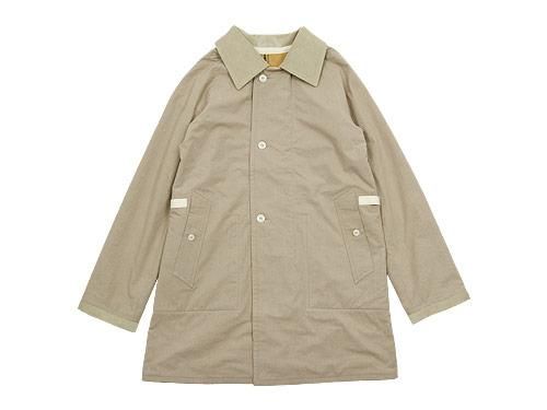 TATAMIZE RV COAT BEIGE x YELLOW CHECK