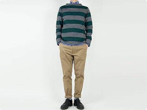 maillot sunset stripe B.D. shirts BLUE x BLUE