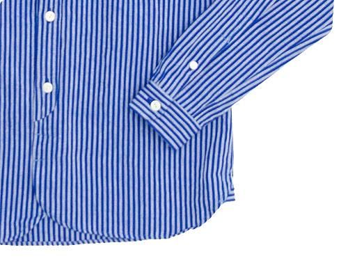 maillot sunset stripe round work shirts BLUE x BLUE