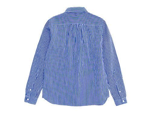 maillot sunset stripe round work shirts BLUE x BLUE