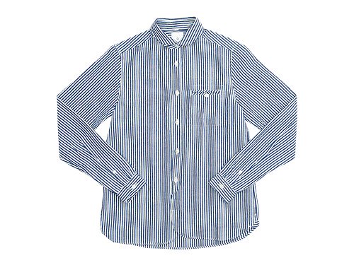 maillot sunset stripe round work shirts YELLOW x BLUE maillot通販