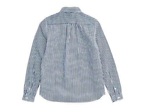 maillot sunset stripe round work shirts YELLOW x BLUE