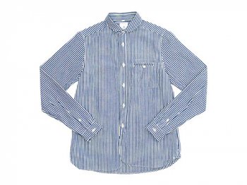 maillot sunset stripe round work shirts YELLOW x BLUE