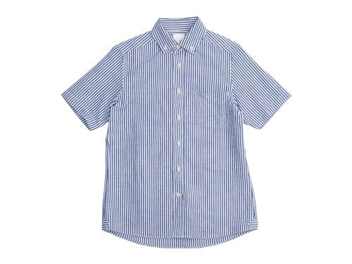 maillot sunset stripe B.D. S/S shirts BLUE x WHITE
