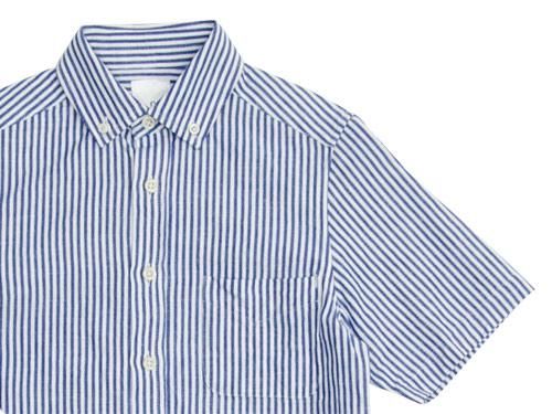 maillot sunset stripe B.D. S/S shirts BLUE x WHITE