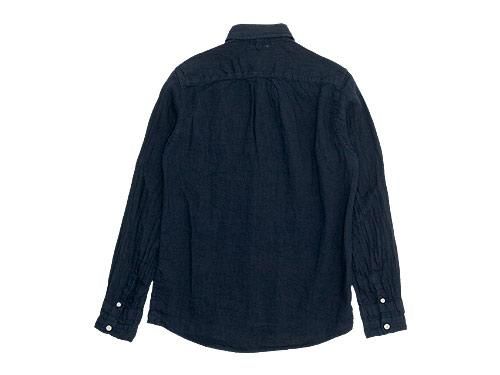 maillot sunset linen B.D. shirts NAVY