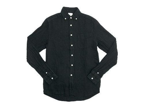maillot sunset linen B.D. shirts BLACK