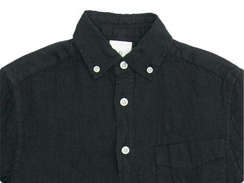 maillot sunset linen B.D. shirts BLACK