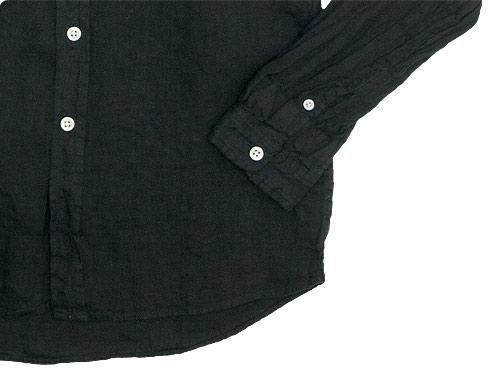 maillot sunset linen B.D. shirts BLACK