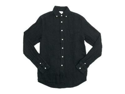 maillot sunset linen B.D. shirts BLACK