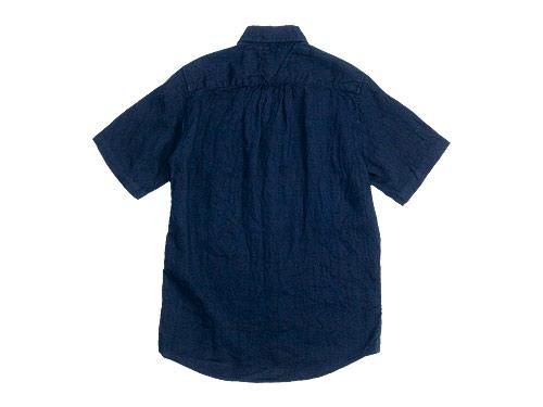 maillot sunset linen B.D. S/S shirts NAVY