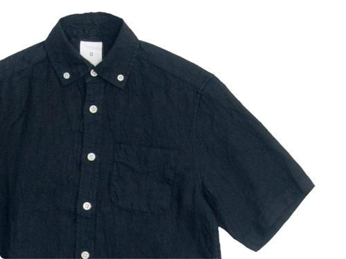 maillot sunset linen B.D. S/S shirts BLACK