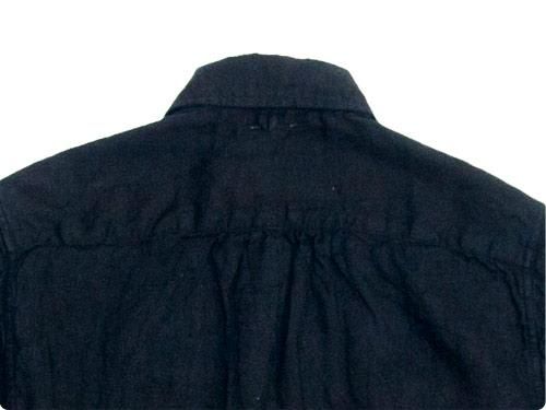 maillot sunset linen B.D. S/S shirts BLACK