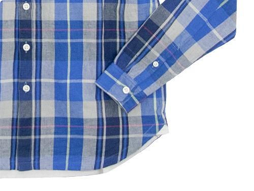 maillot C/L check shirts BLUE